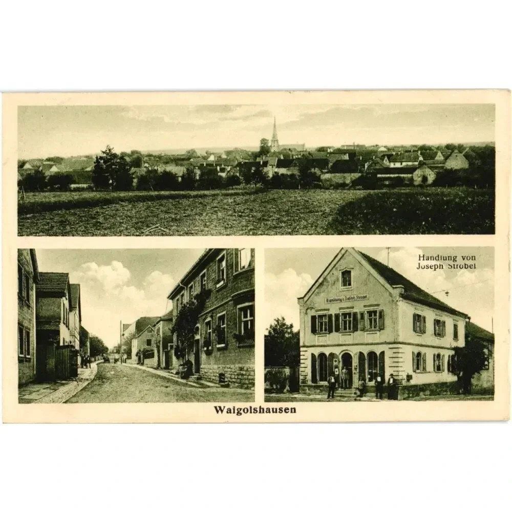 Waigolshausen Handiung Von Joseph Strobel Postcard